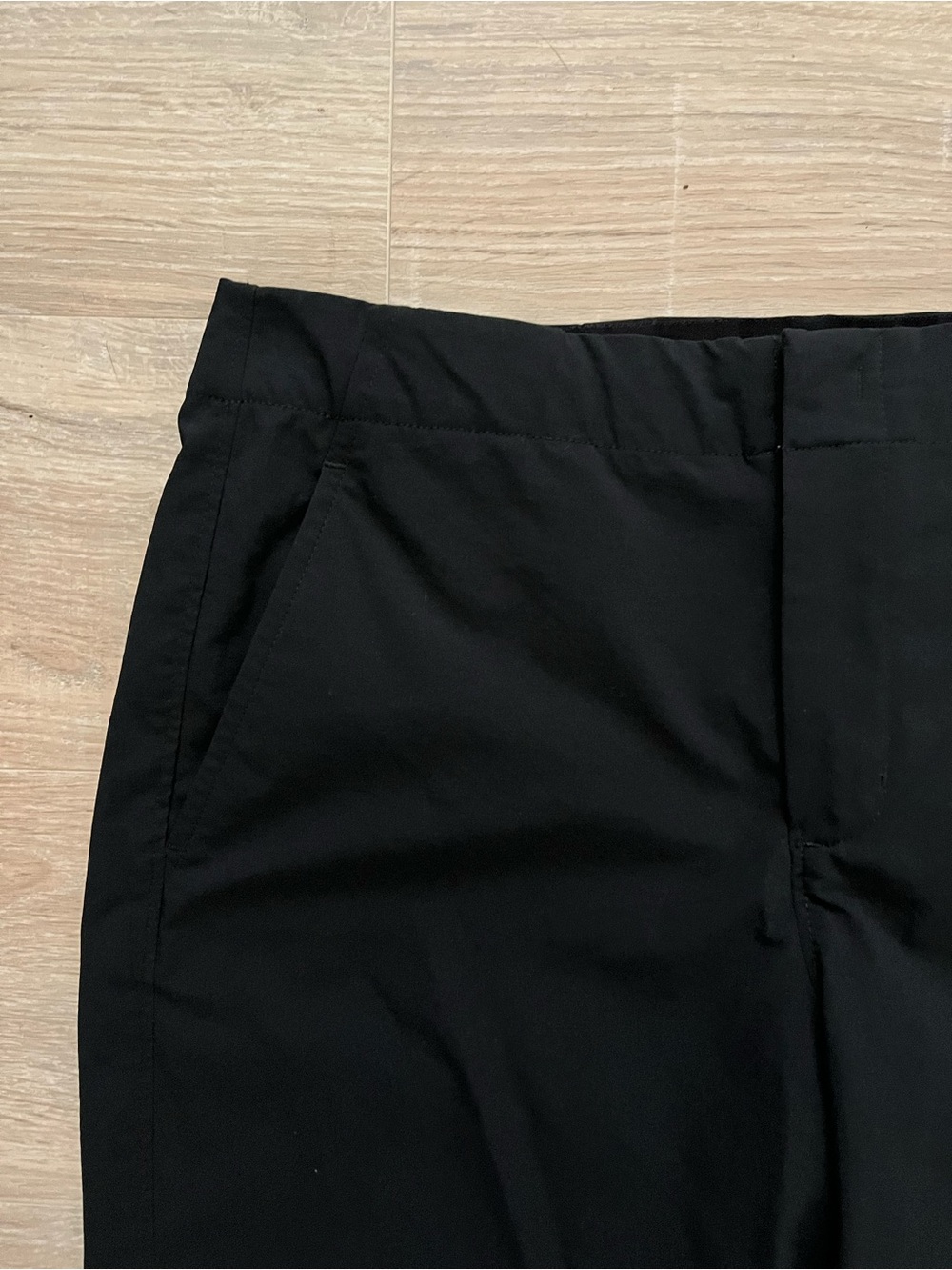 Ministry of Supply Women’s Dark Blue Grey Straight Leg Capri Trouers - Size 4 - Picture 3 of 6
